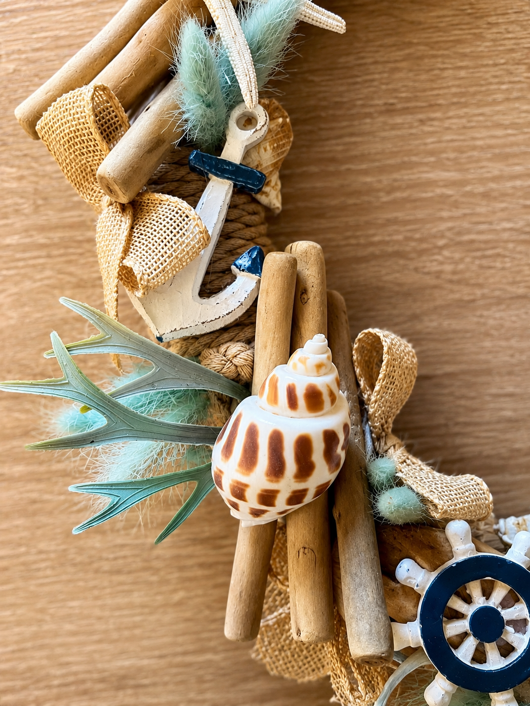 Couronne de porte thème mer