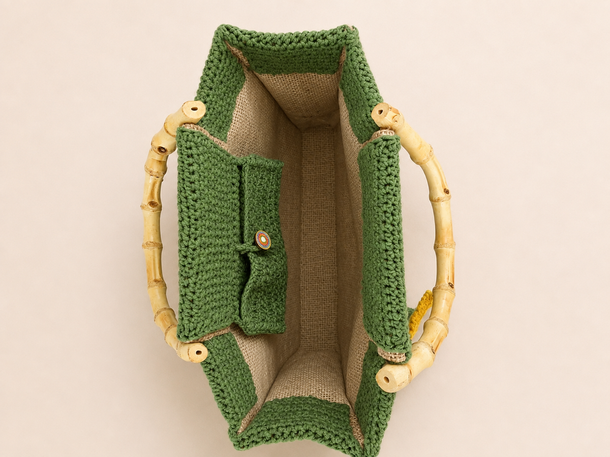 Sac cabas en crochet